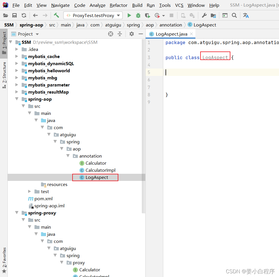 Spring Aop Annotation (续)SSM整合之spring笔记(AOP 基于注解的AOP之准备工作)(P100)_ssm 注解添加aop-CSDN博客
