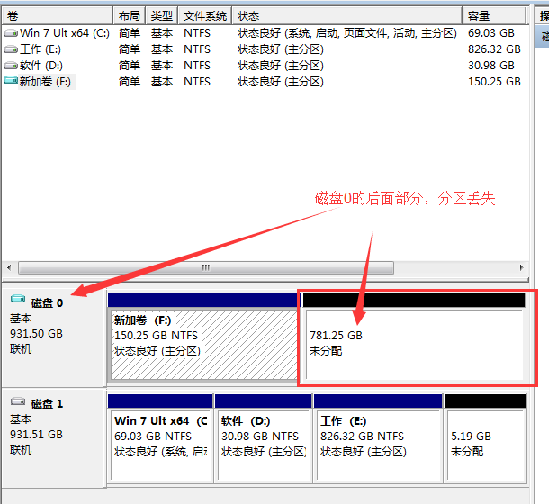 win8笔记本扩容C盘后盘符丢失的文件如何找回