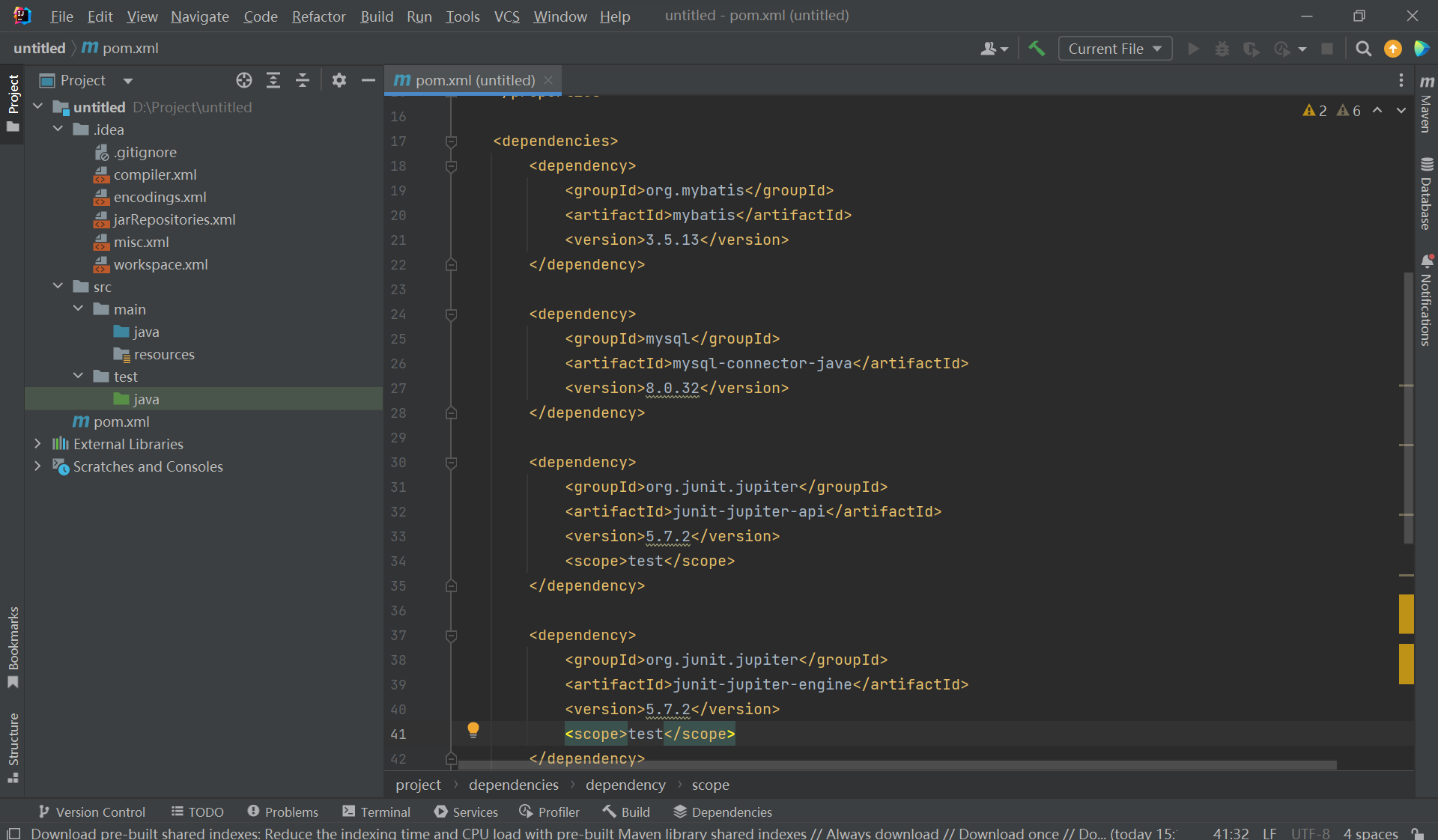 搭建Mybatis框架环境_logback.xml mybatis-CSDN博客