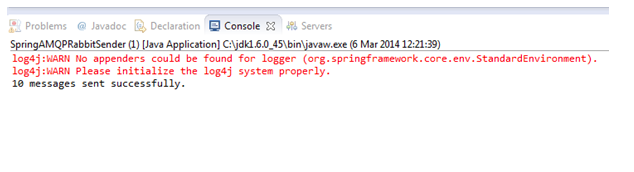 spring rabbitmq amqp sender