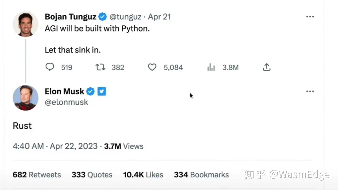 i spent a day on the “python vs rust” fight in the... AI的未来是Python + Docker还是Rust + WebAssembly_ai python rust-CSDN博客