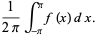 1/(2pi)int_(-pi)^pif(x)dx.