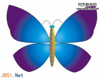 学会了Coreldraw看着有空制作蝴蝶细致明了 b2b软件 