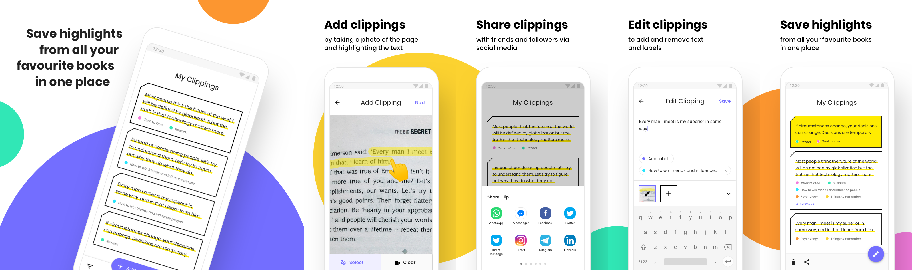 Clippit App (in the Google Play store)