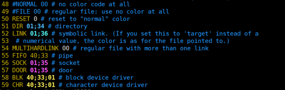 Linux修改文件夹以及文件的颜色并保存更改_linux dircolor-CSDN博客