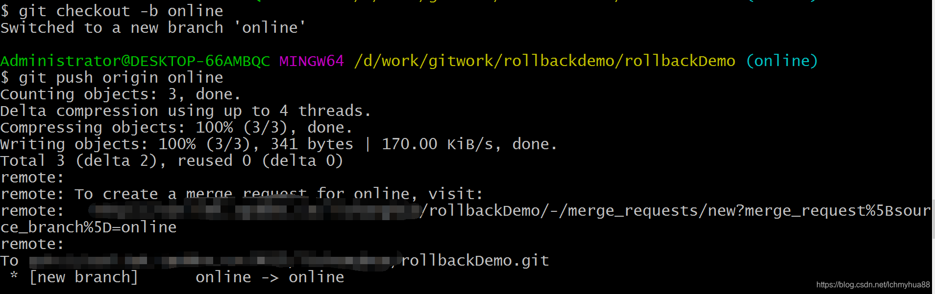 图文详解 Git线上恢复之前任意版本的两种方法reset、revert_gitlab revert-CSDN博客