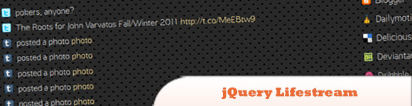 jQuery Lifestream