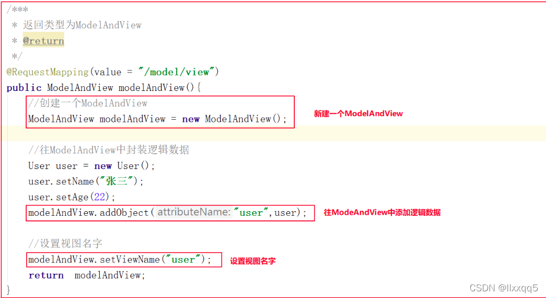 SpringMVC中handeler返回值为void的情况 以及返回ModelAndView_如何将controller返回的 ...