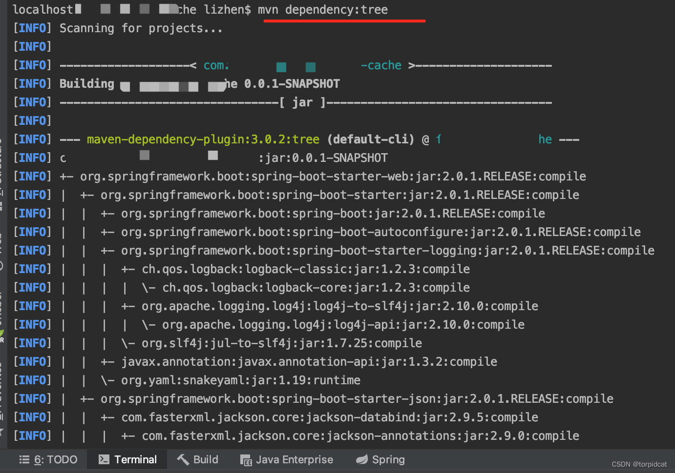 mvn dependency:tree maven列出依赖树结构 查看冲突依赖 解决依赖冲突_mvn dependency:tree 输出到 ...