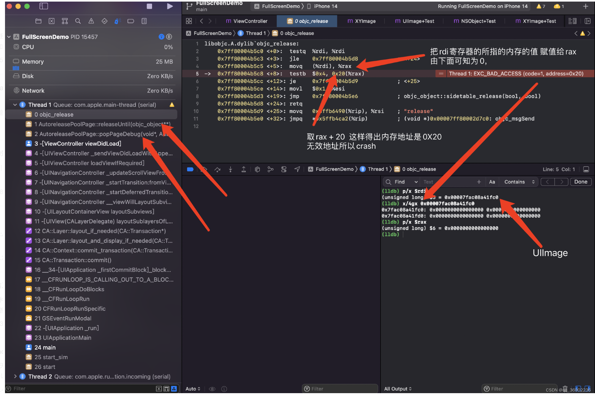 UIImage Category dealloc 访问CGImage crash 真因-CSDN博客