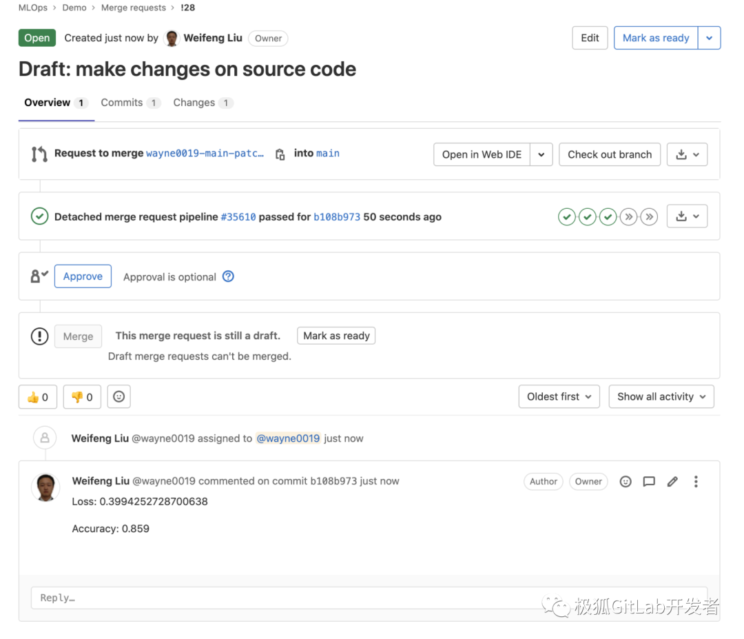 在极狐GitLab 上使用 DVC 实现简单机器学习_gitlab 机器学习数字识别-CSDN博客