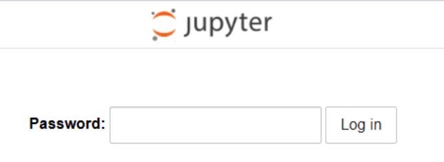 输入密码进入JupyterLab/Jupyter Notebook