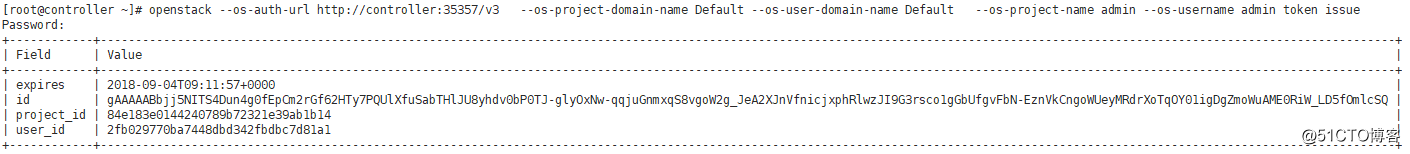 OpenStack Pike Minimal安装：二、身份认证