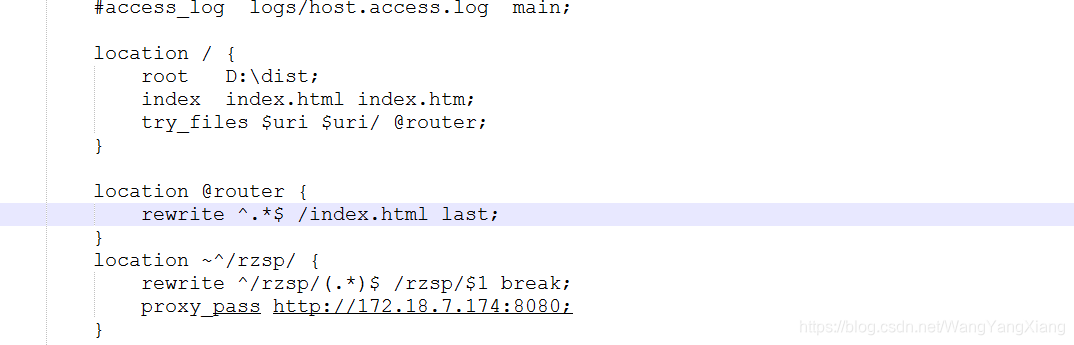 nginx动态分离配置如下