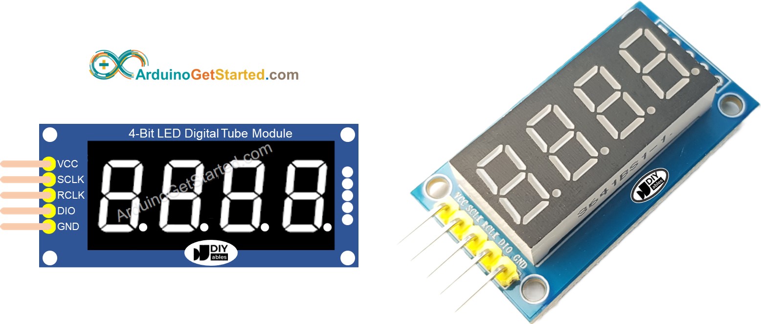 Arduino - 74HC595 4 位 7 段显示器_arduino 74hc595-CSDN博客