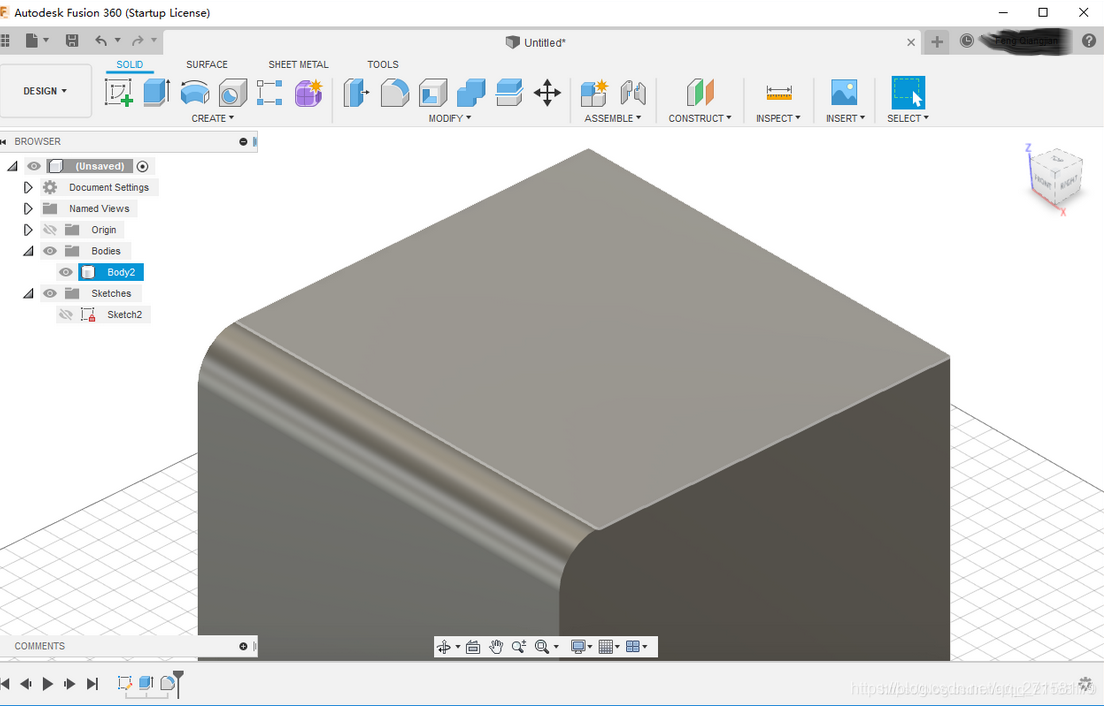 Autodesk Fusion 360建立第一个模型_fusion 360 方形孔-CSDN博客