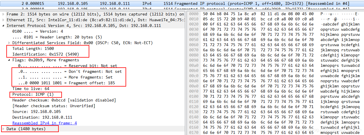 DIY TCP/IP IP Fragment 1
