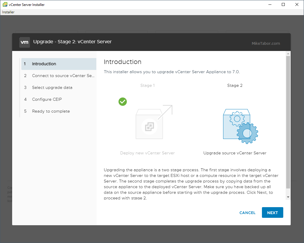 How to upgrade vCenter Server Appliance 6.7 to 7.0_警告: please consider ...
