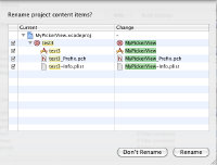 Xcode <wbr><wbr>4 <wbr><wbr>Project <wbr><wbr>Refactor小技巧