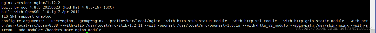 nginx -V