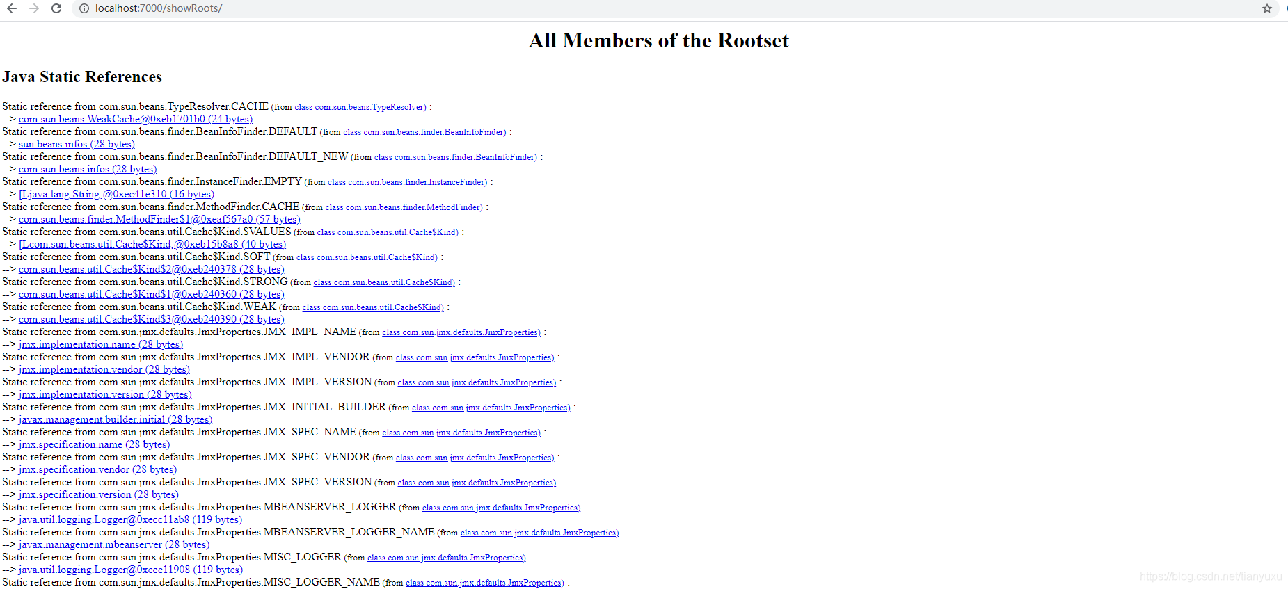 All Members of the Rootset