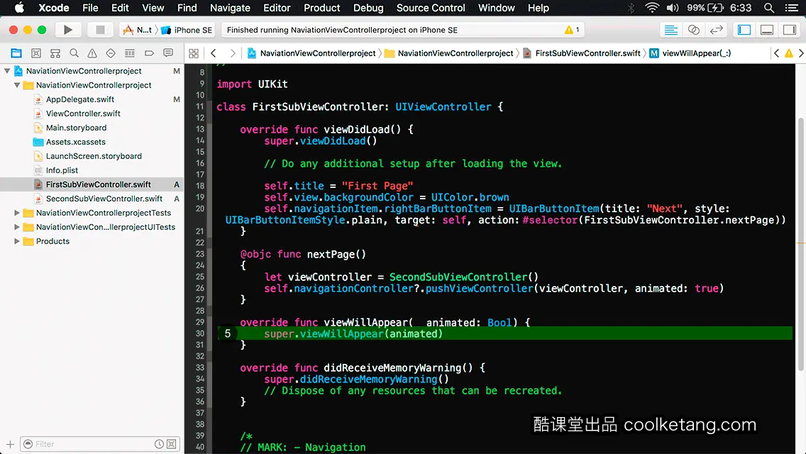 互动教程 for Xcode9 & Swift4-酷课堂