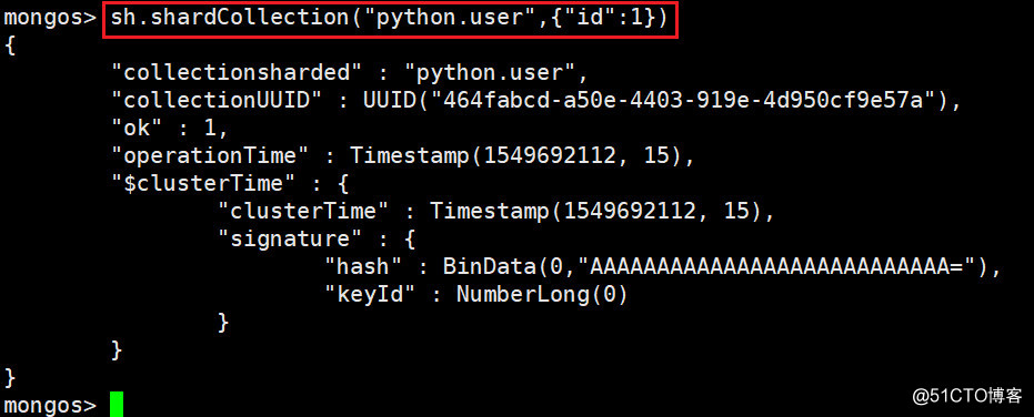 mongodb分片