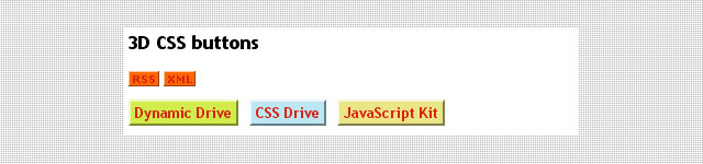 CSS Navigation and buttons tutorial