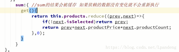 总价计算-计算属性