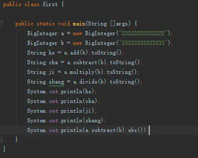 java biginteger 赋值_无符号大整数-Java中BigInteger方法总结-CSDN博客