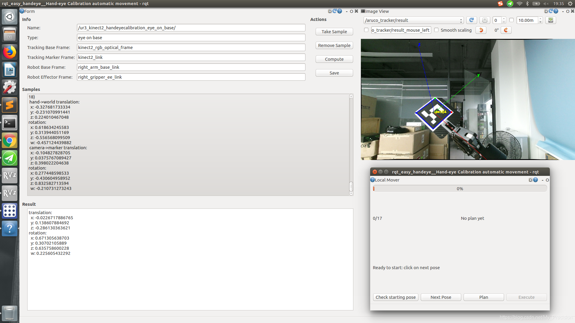 easy_handeye自带GUI
