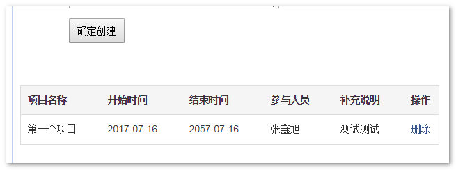 添加一条数据后的结果
