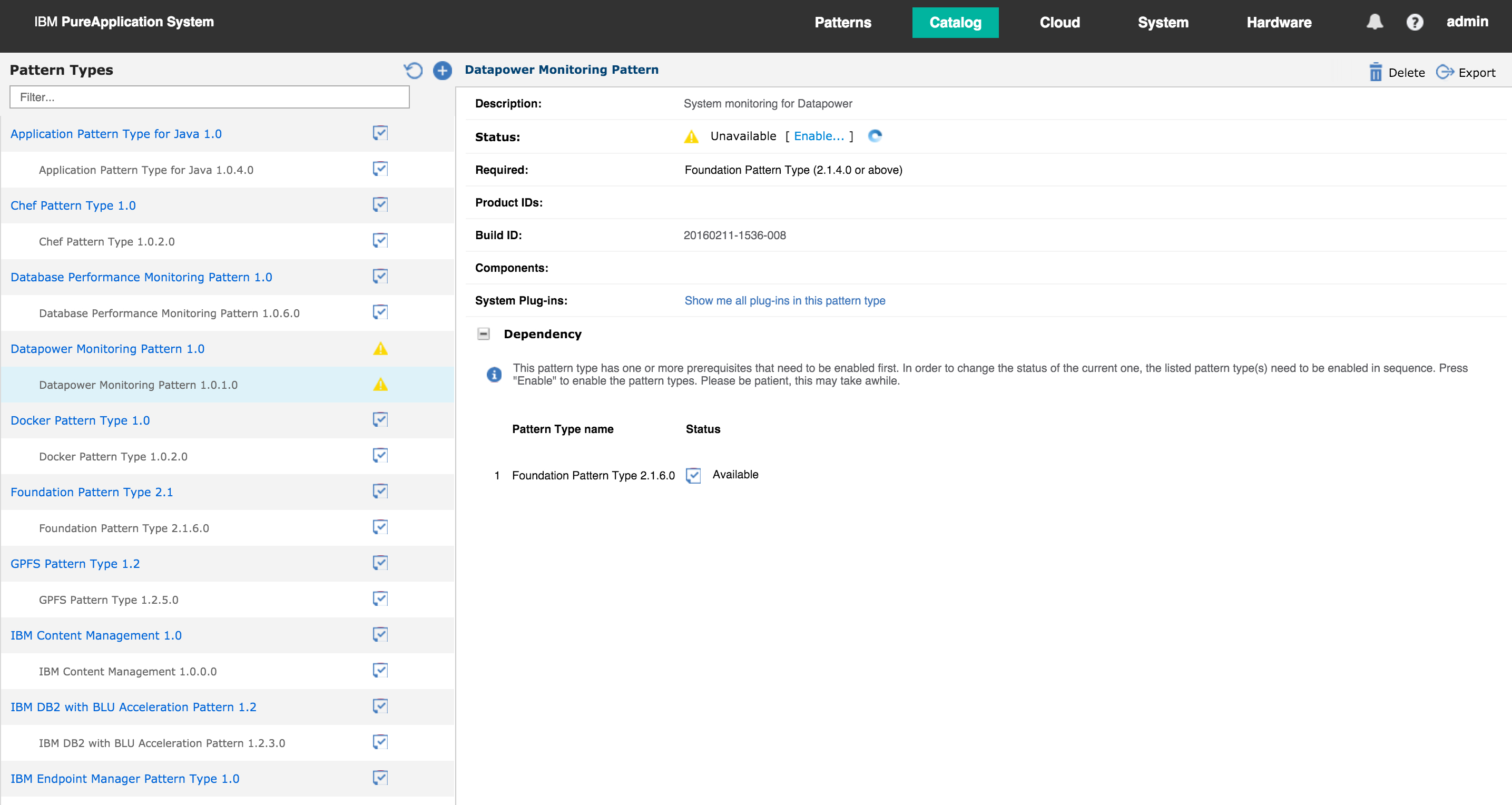 启用DataPower Monitoring模式类型