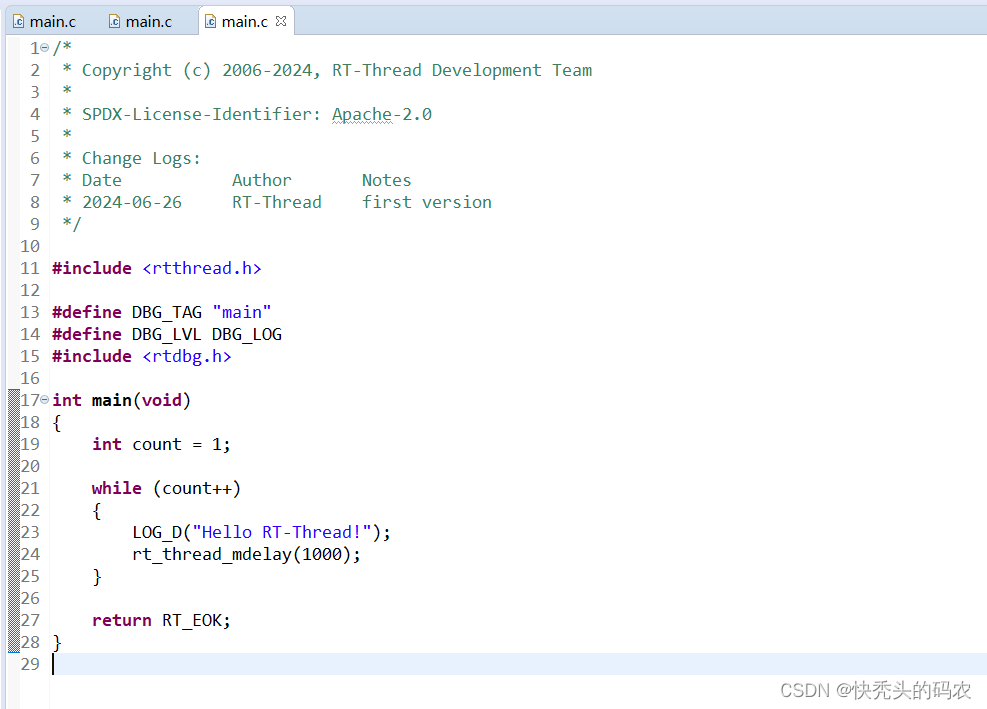 RT-Thread Studio实现动态线程_rt-thread studio 开线程-CSDN博客