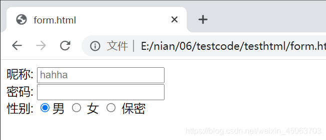 HTML5入门 之 单选按钮_h5单选按钮-CSDN博客