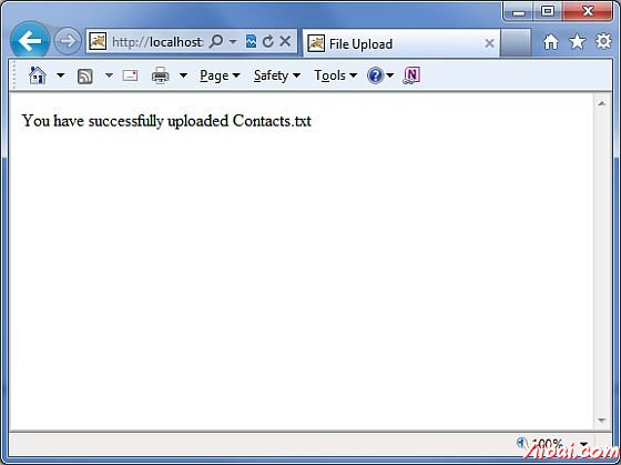 File Upload Result