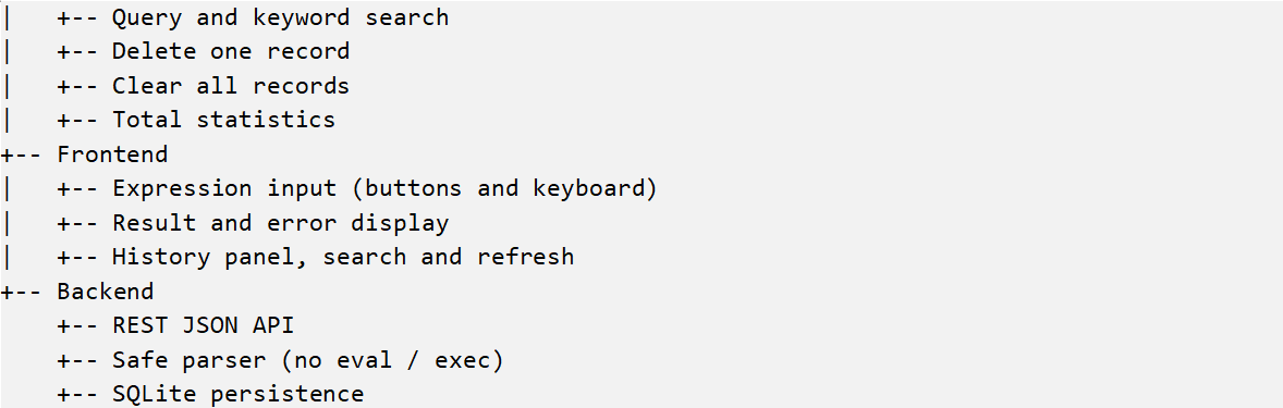 First Assignment: JH Calculator — A Front-End and Back-End Separation ...