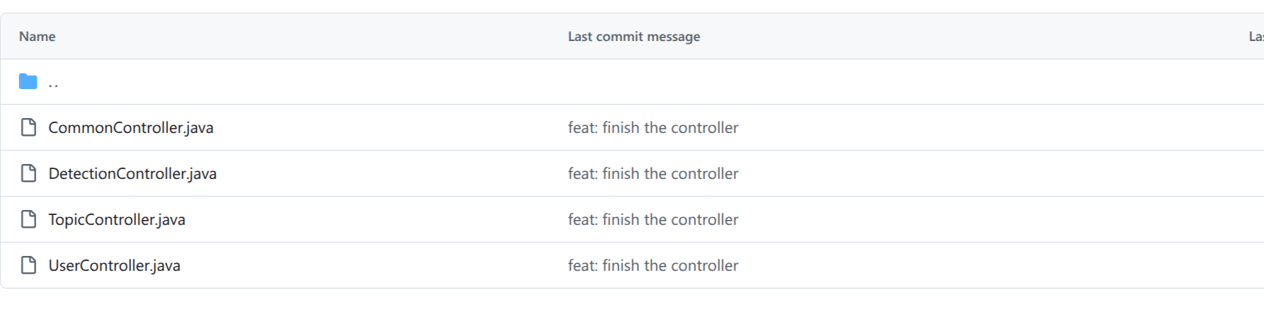 controller实现代码