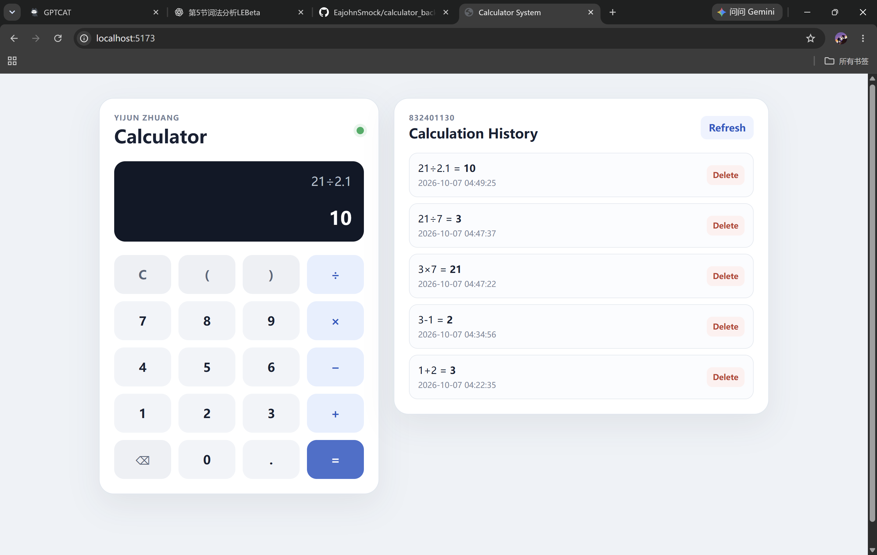 832401130 | Yijun Zhuang | First Assignment — Front-End and Back-End ...