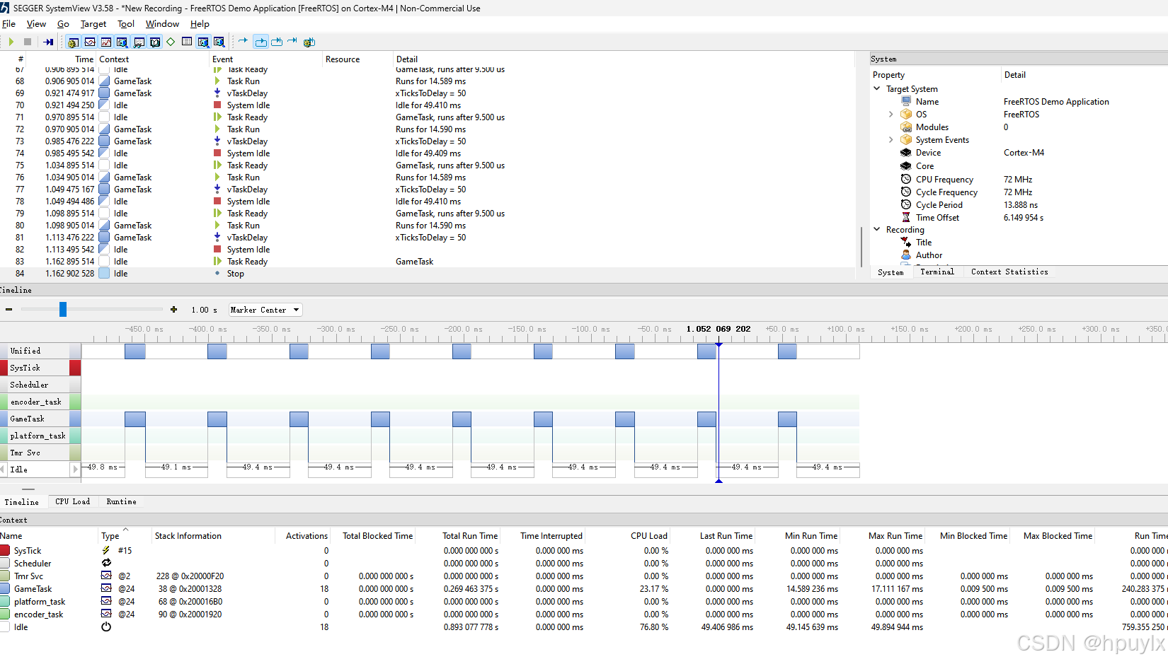 STM32+FreeRTOS 移植SystemView以及打补丁_segger systemview-CSDN博客