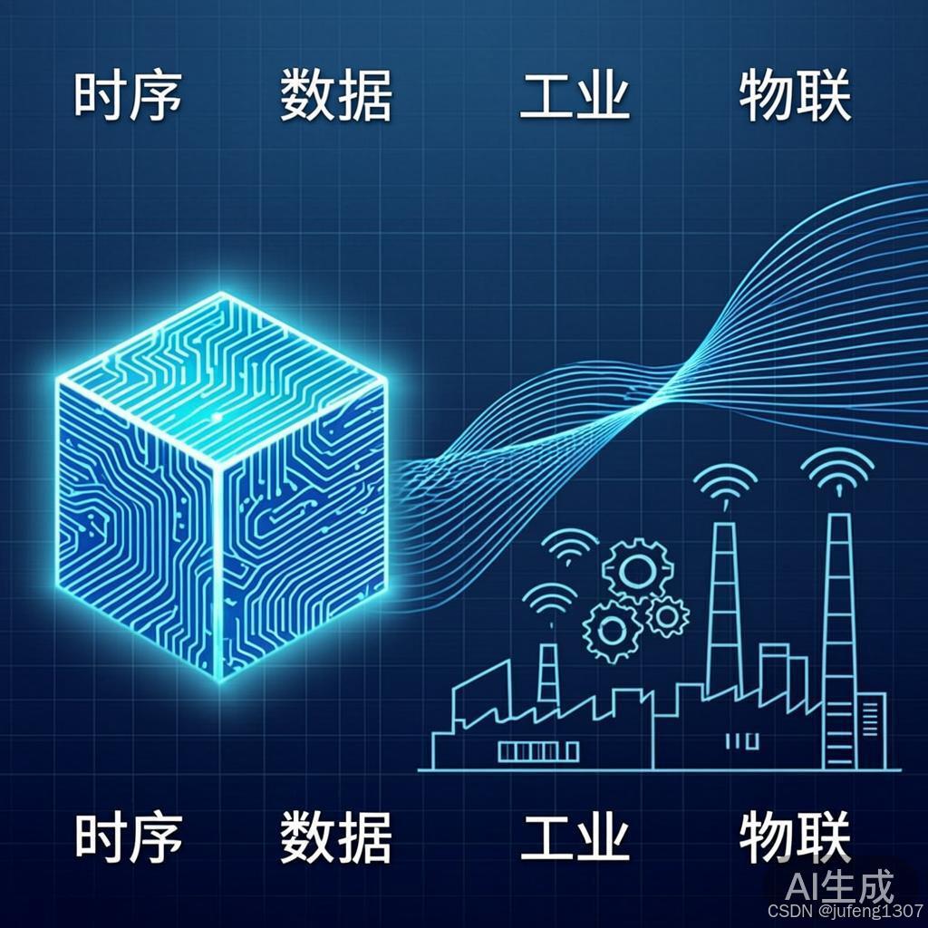 封面：TDengine工业IoT全景，数据库与工厂元素，蓝色科技感