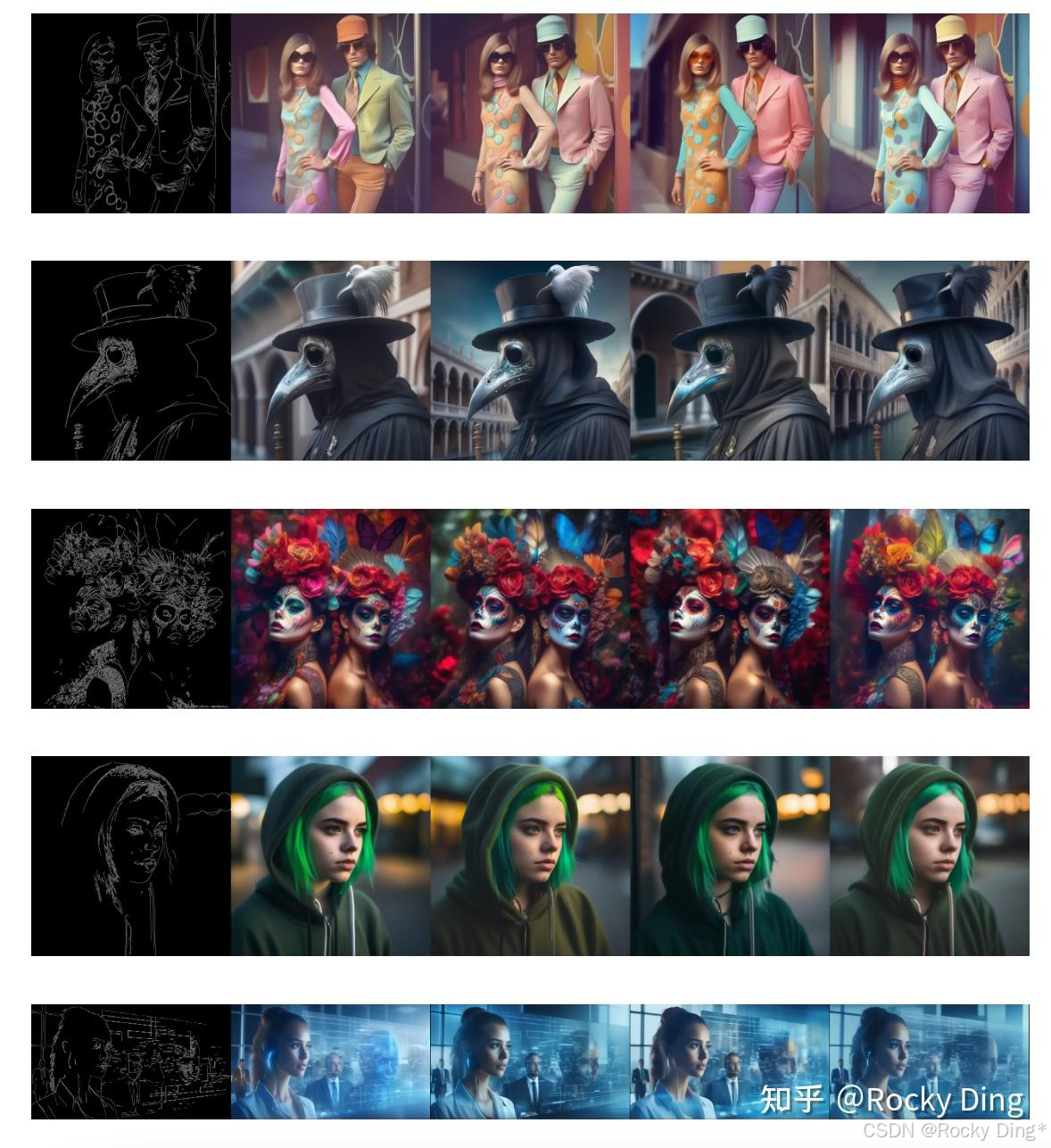 SDXL ControlNet Union模型的Canny控制生成效果