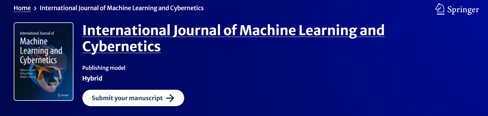 International Journal of Machine Learning and Cybernetics