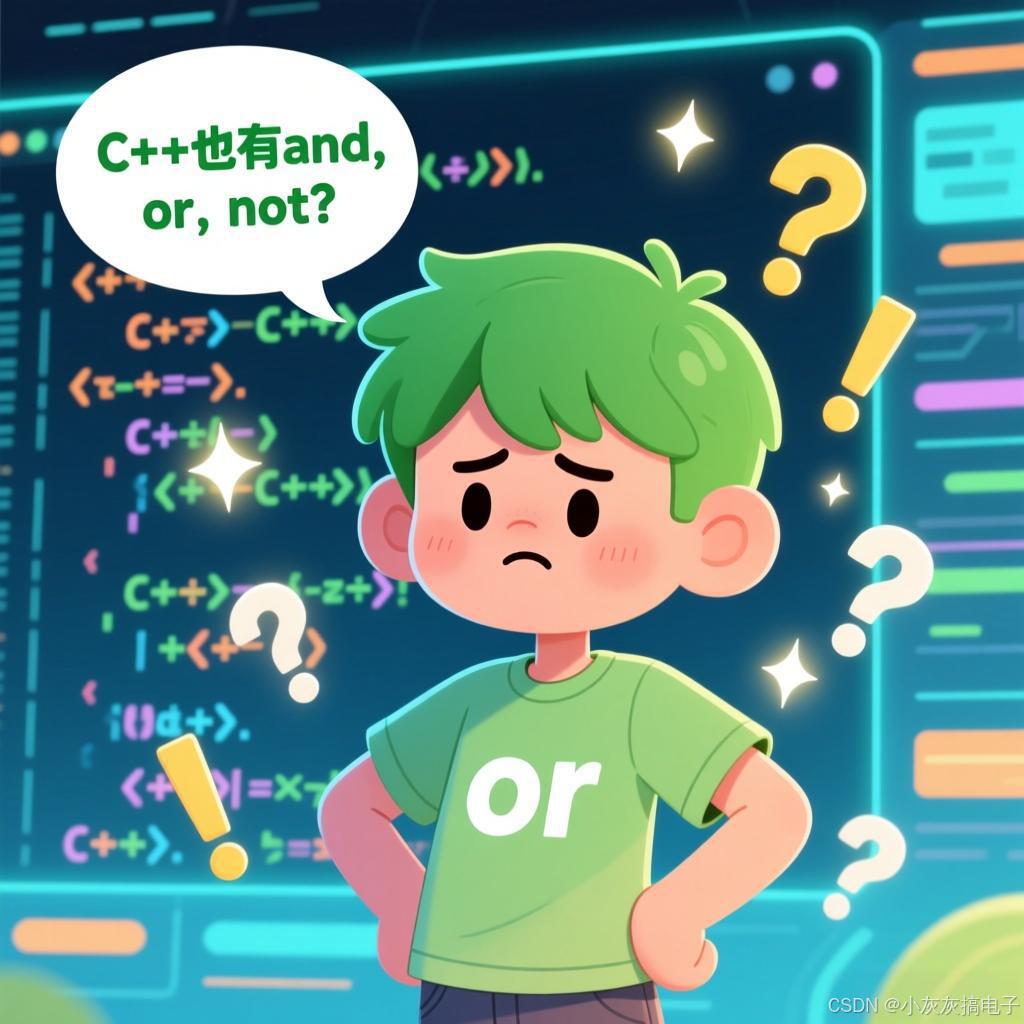 C++ 也有and、or、not关键字？吓一跳吧！_c++ and-CSDN博客