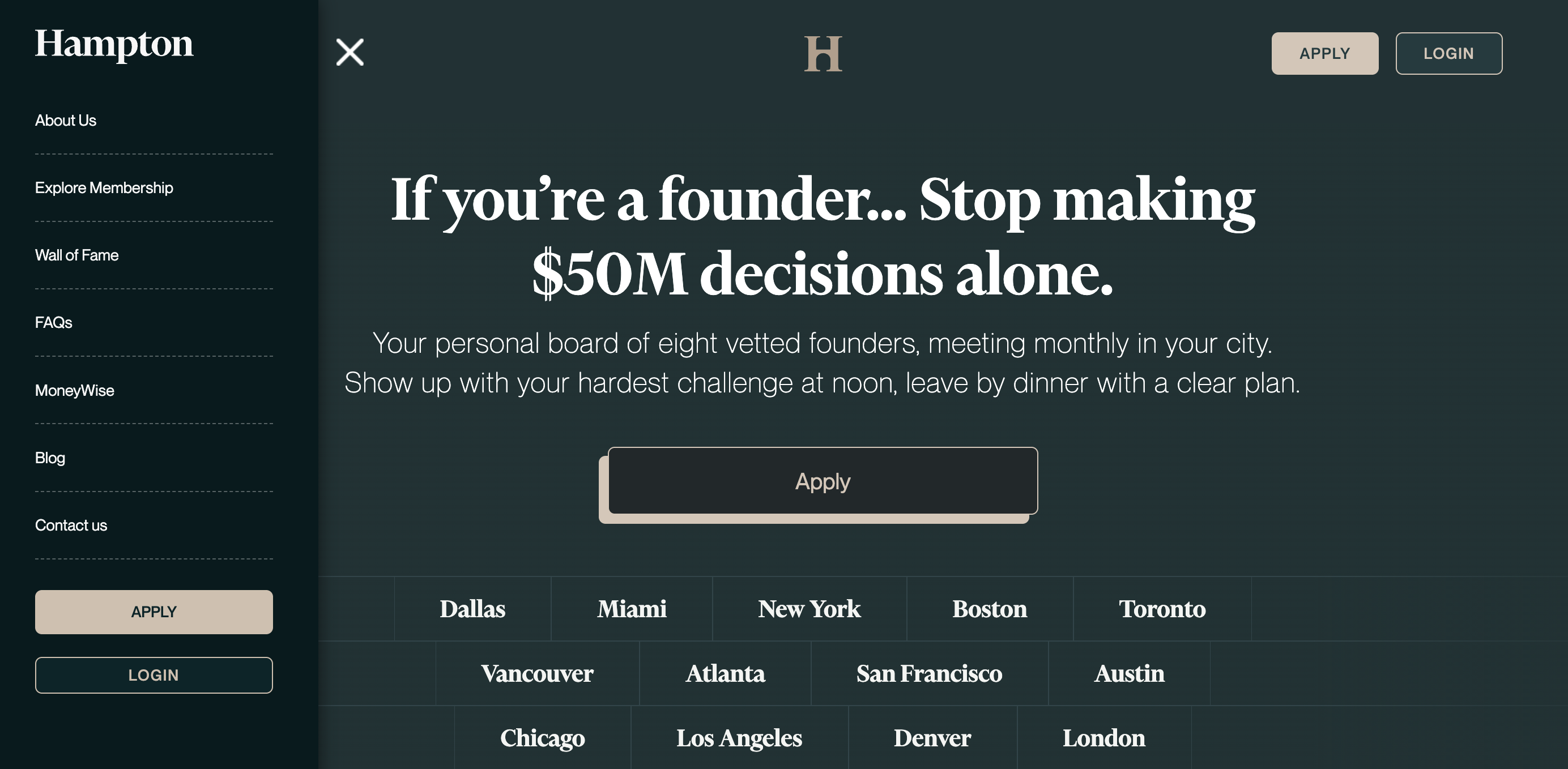 Join Hampton 美国一个高端创始人俱乐部-CSDN博客