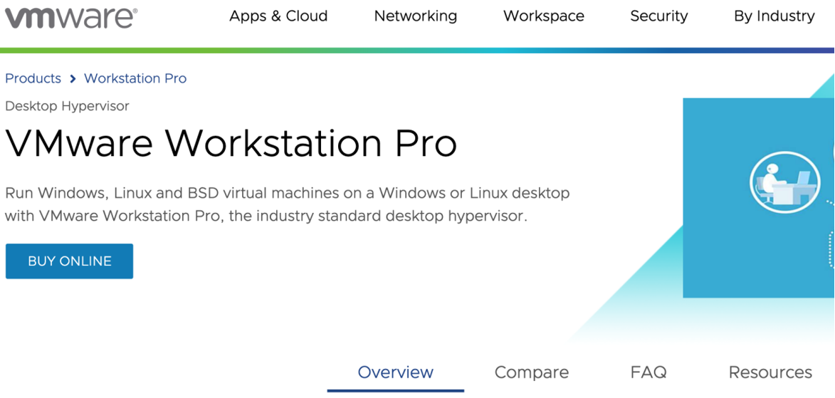 VMware Workstation Pro 界面