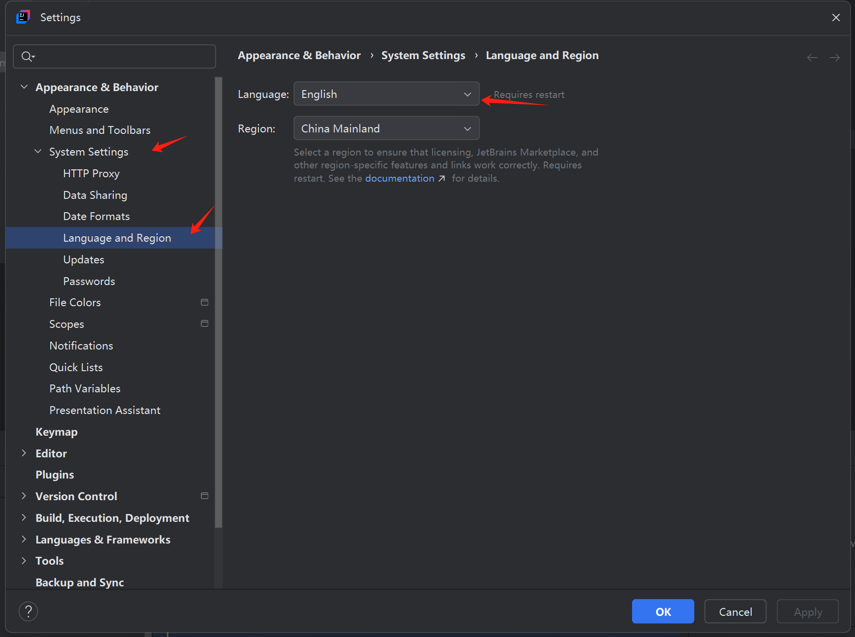 IDEA设置中英文转换_idea设置英文-CSDN博客