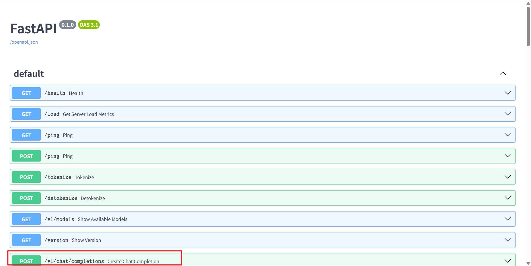 FASTAPI SWAGGER