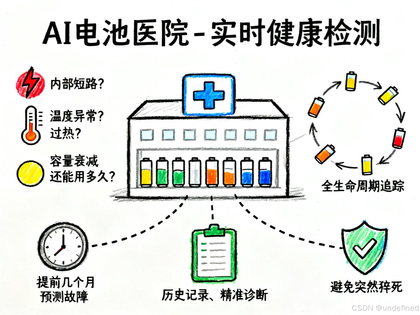 AI电池健康检测-电池医院手绘笔记
