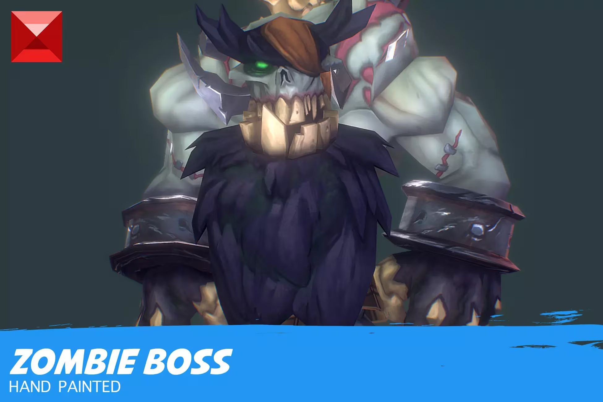 【Unity 美术资源包】Zombie Boss - Hand Painted Series 专为开发僵尸类、恐怖类或末日题材游戏的 Unity 开发者设计
